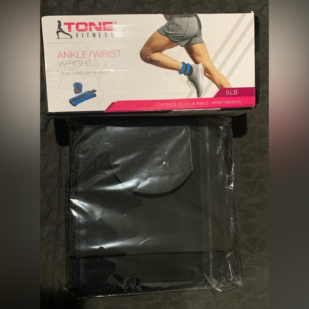 Tone Fitness Workout Set, weights and workout belt.
